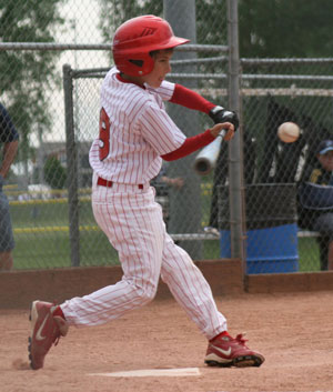 Landon Hitting